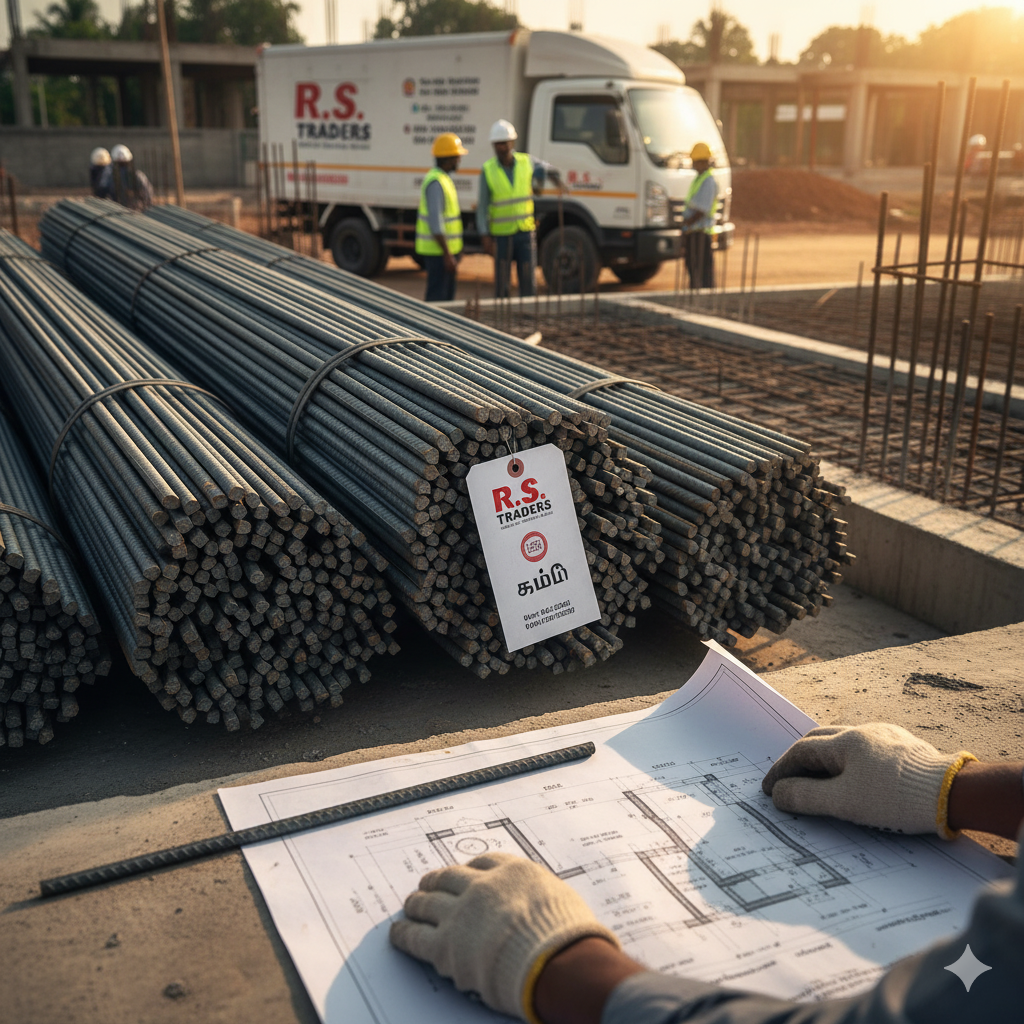 Rebar / Iron Rods (கம்பி)